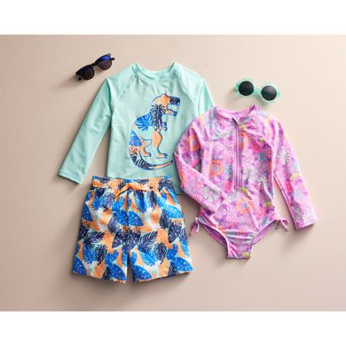 Baby & Toddler Boy Jumping Beans® 2-Piece Swim Set