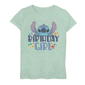Disney's Lilo & Stitch Girls 7-16 Birthday Girl Graphic Tee