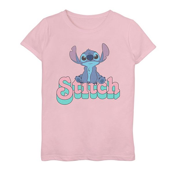 Disney's Lilo & Stitch Girls Sitting Stitch Tee