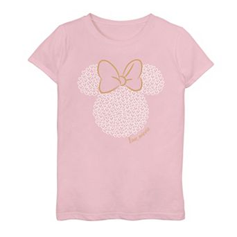 Disney's Minnie Mouse Little Hearts And Bow Girls 7-16 Graphic Tee