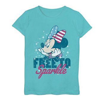 Disney's Minnie Mouse Girls Free To Sparkle Tee