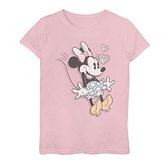 Disney's Minnie Mouse Girls Love Hearts Surprise Tee
