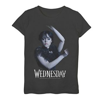 Girls Wednesday Addams Dance Scene Graphic Tee