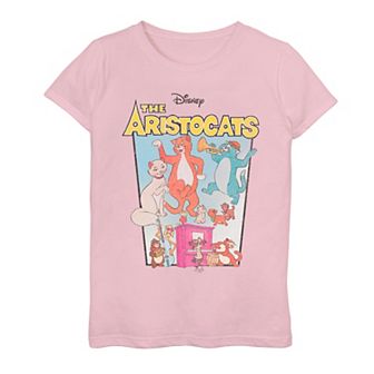 Disney's The Aristocats Girls Vintage Movie Poster Tee