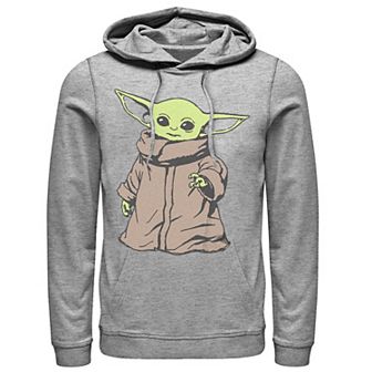 Men's The Mandalorian Grogu Comic-Book Style Graphic Hoodie