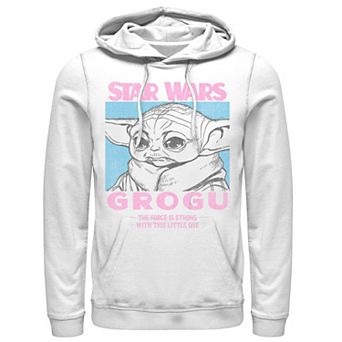 Men's The Mandalorian The Force is Strong With the Child Graphic Hoodie