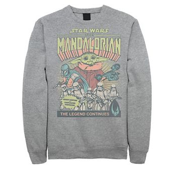 Men's The Mandalorian Comic-book Style Cover Graphic Fleece