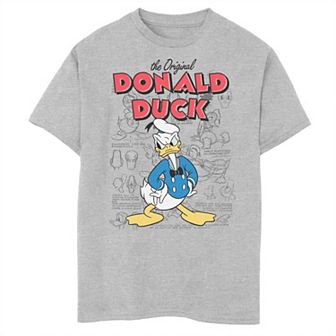 Disney's Donald Duck Boys 8-20 Original Donald How To Draw Husky Tee