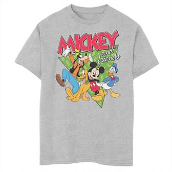 Disney's Mickey Mouse Boys 8-20 90's Friends Husky Tee