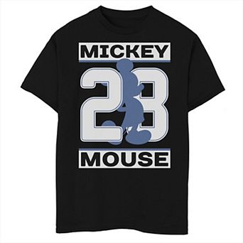 Disney's Mickey Mouse Boys 8-20 #28 Mickey Silhouette Husky Tee