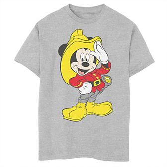 Disney's Mickey Mouse Boys 8-20 Firefighter Husky Tee