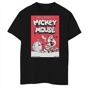 Disney's Mickey Mouse Boys 8-20 Musical Retro Comic Husky Tee