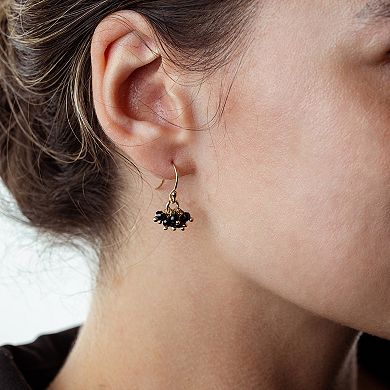 Gemistry 14k Gold Over Sterling Silver Gemstone Bead Cluster Drop Earrings