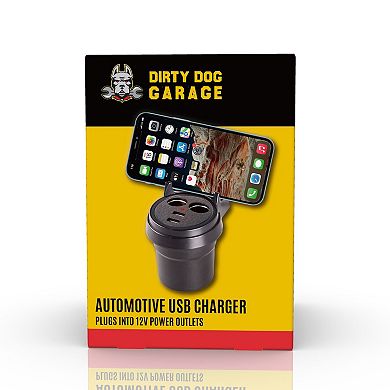 DIRTY DOG USB Charger with Phone Stand