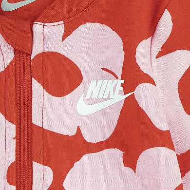 Baby Girls Nike Floral Sleep & Play Coverall