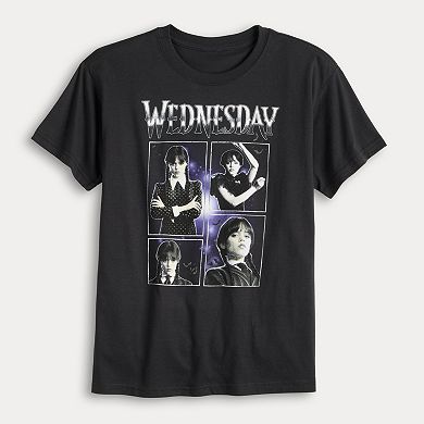 Junior's Short Sleeve Wednesday Graphic Tee