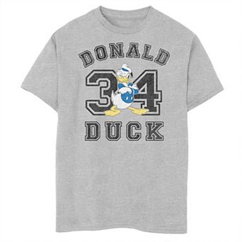 Disney's Donald Duck Boys 8-20 Varsity Text #34 Husky Tee