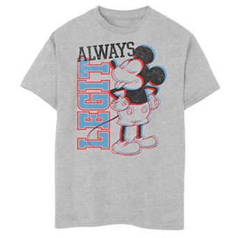 Disney's Mickey Mouse Boys 8-20 Always Legit Portrait Husky Tee