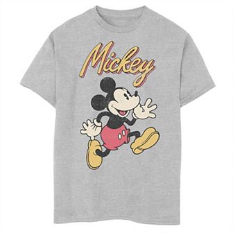 Disney's Mickey & Friends Boys 8-20 Mickey Classic Run Portrait Husky Tee