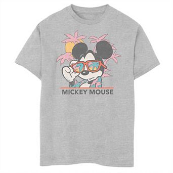 Disney's Mickey Boys 8-20 Cool Tropical Husky Tee