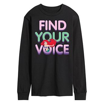 Disney's The Little Mermaid Men's Ariel Long Sleeve Tee