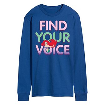 Disney's The Little Mermaid Men's Ariel Long Sleeve Tee