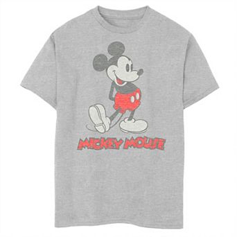 Disney's Mickey & Friends Boys 8-20 Vintage Mickey Mouse Husky Tee
