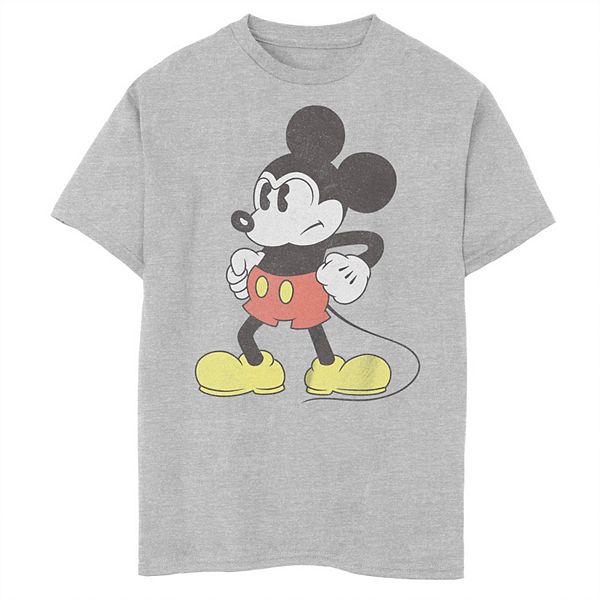 Disney's Mickey & Friends Boys 8-20 Mickey Mouse Retro Grumpy Husky Tee