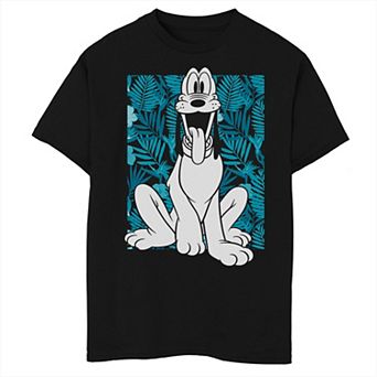 Disney's Mickey & Friends Boys 8-20 Pluto Tropical Husky Tee