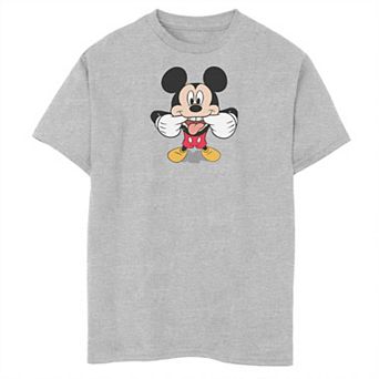 Disney's Mickey Mouse Boys 8-20 Goofy Face Portrait Husky Tee