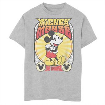 Disney's Mickey Mouse Boys 8-20 Classic Full Portrait Husky Tee