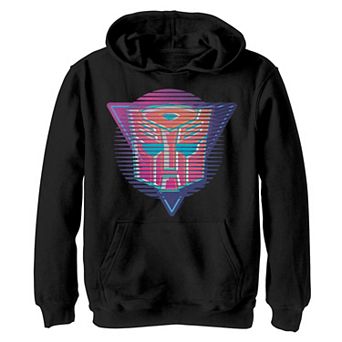 Boys 8-20 Transformers Autobots 80s Style Badge Hoodie