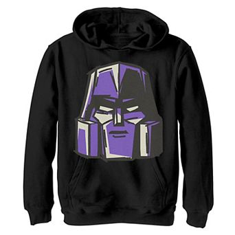 Boys 8-20 Transformers Megatron Helmet Hoodie