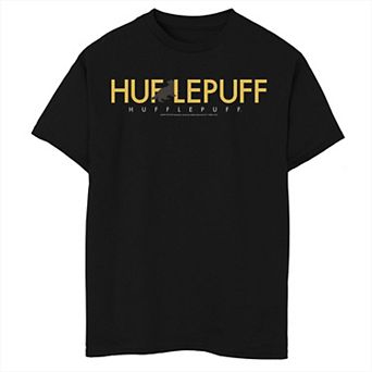 Boys 8-20 Harry Potter Hufflepuff House Simple Text Husky Tee