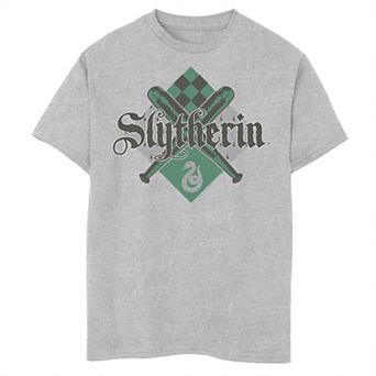 Boys 8-20 Harry Potter Slytherin Quidditch Bats Cross Husky Tee