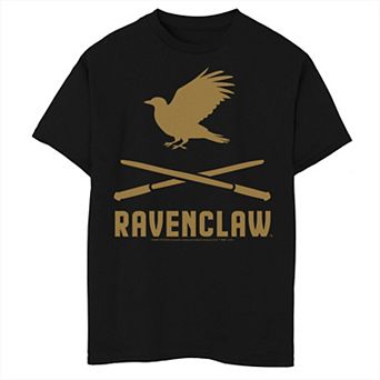 Boys 8-20 Harry Potter Ravenclaw Crossed Wands Logo Husky Tee