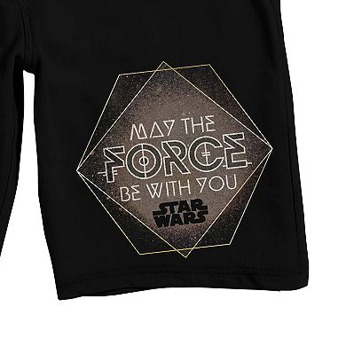 Men's Star Wars May The Force Be With You Pajama Shorts