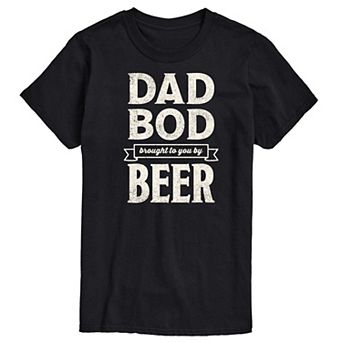 Men's Dad Bod By Beer Graphic Tee
