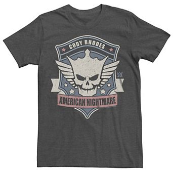 Men's WWE Cody Rhodes American Nightmare Badge Graphic Tee