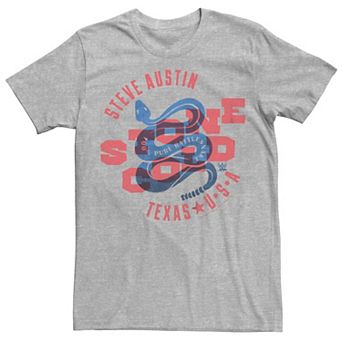 Men's WWE Stone Cold Snake Texas USA Graphic Tee