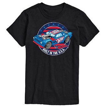 Big & Tall Hot Wheels Built In The USA Graphic Tee