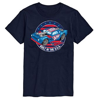 Big & Tall Hot Wheels Built In The USA Graphic Tee