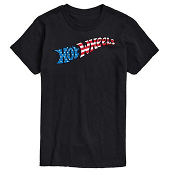 Big & Tall Hot Wheels Flag Graphic Tee