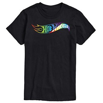 Big & Tall Hot Wheels Pride Wheels Graphic Tee