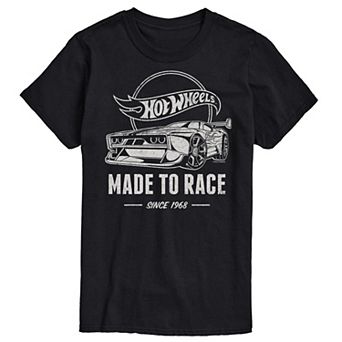 Big & Tall Hot Wheels Made To Race Graphic Tee