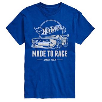 Big & Tall Hot Wheels Made To Race Graphic Tee