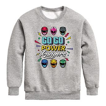 Boys 8-20 Power Rangers Go Go Crew Fleece Sweatshirt