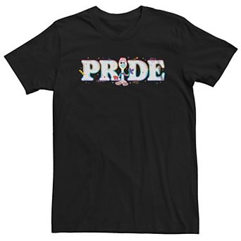 Disney / Pixar's Toy Story 4 Forky Big & Tall Rainbow Celebration Graphic Tee