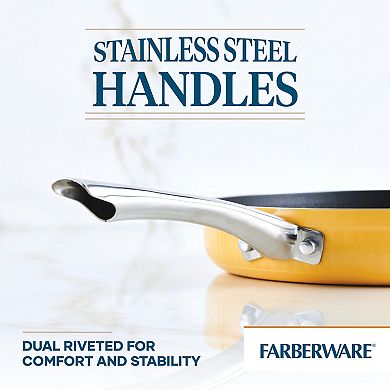 Farberware® Style 11.25-in. Nonstick Cookware Deep Round Grill Pan