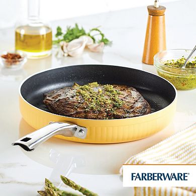 Farberware® Style 11.25-in. Nonstick Cookware Deep Round Grill Pan